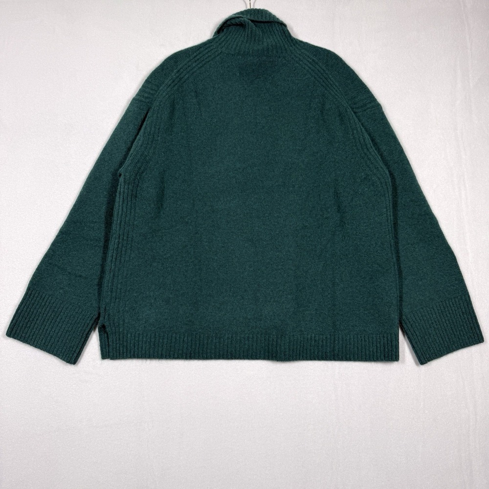 J. Crew Green Turtleneck Sweater - Picture 9 of 14